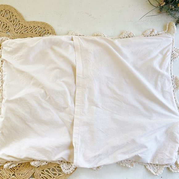**Crochet Pillow Case Boho Slip Cover - Picture 4 of 8